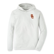 USC Trojans Men's Gray SC Interlock Pine Performance Pullover Hoodie